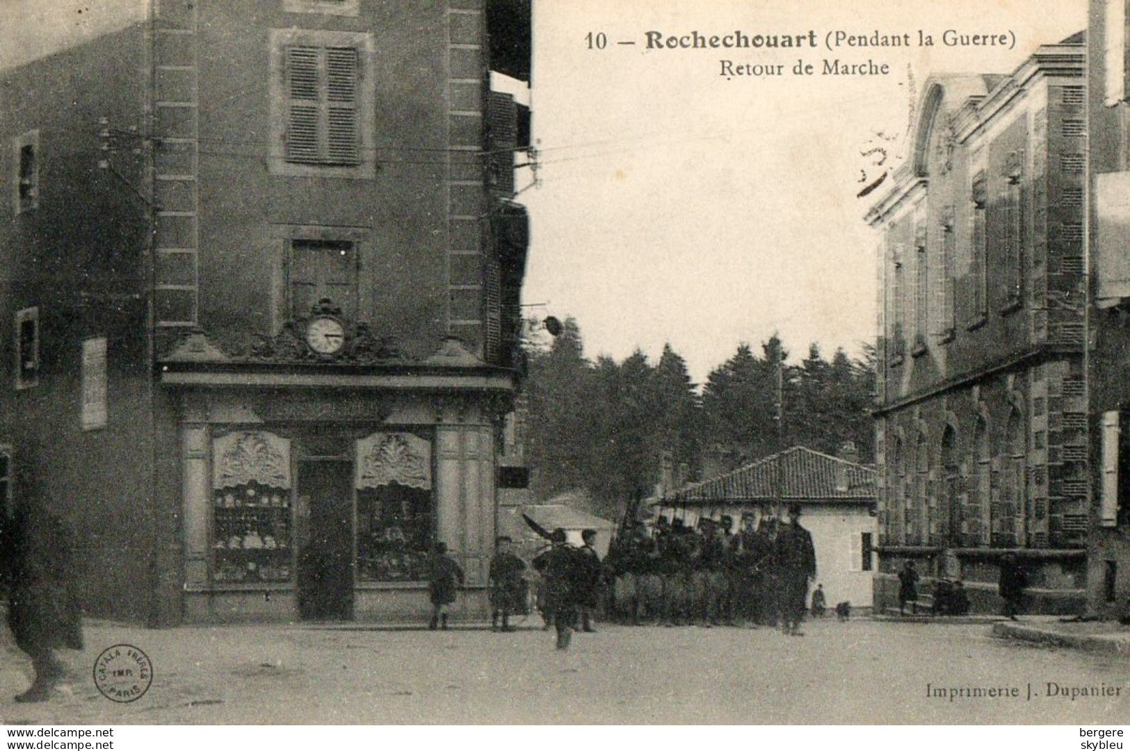 87. CPA - ROCHECHOUART - Les Soldats De Retour De Marche - 1917 - - Rochechouart