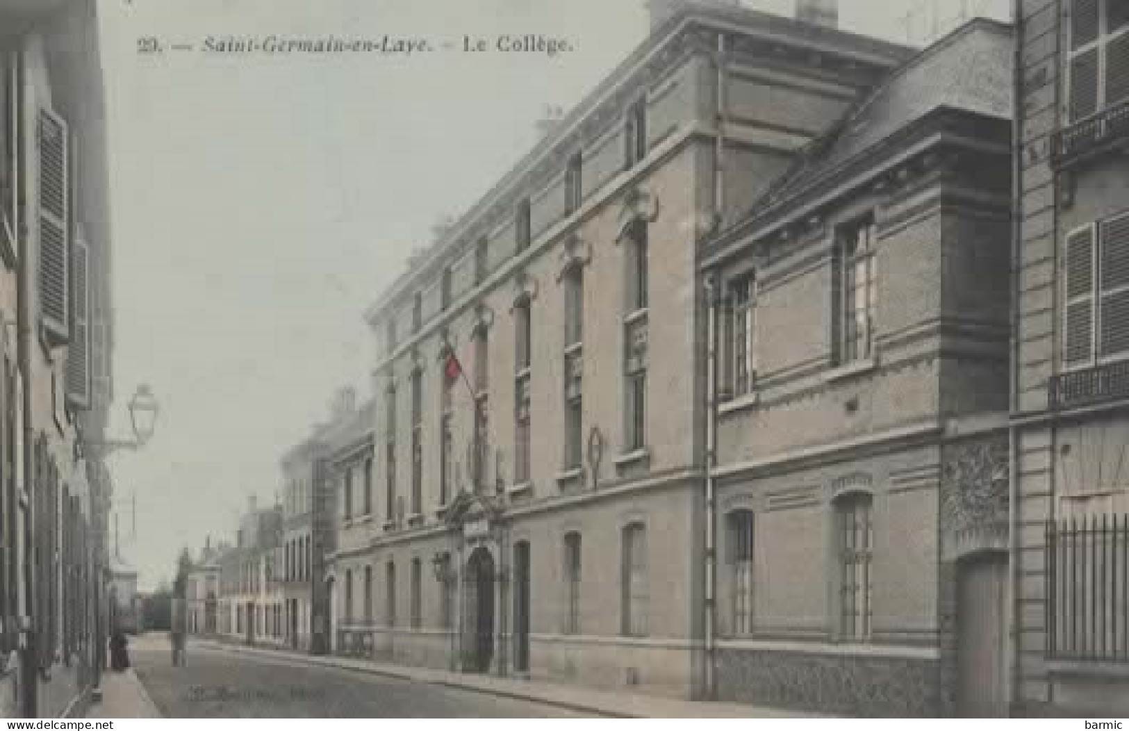 SAINT GERMAIN EN LAYE, LE COLLEGE COULEUR  REF 15708 - School