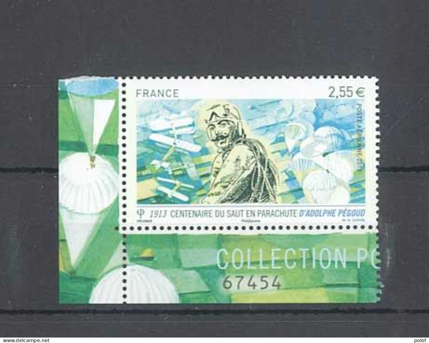 POSTE AERIENNE - Yvert  76 (Adolphe Pégoud, Saut En Parachute  - Neuf Sans Trace De Charnière BDF - 1960-.... Mint/hinged