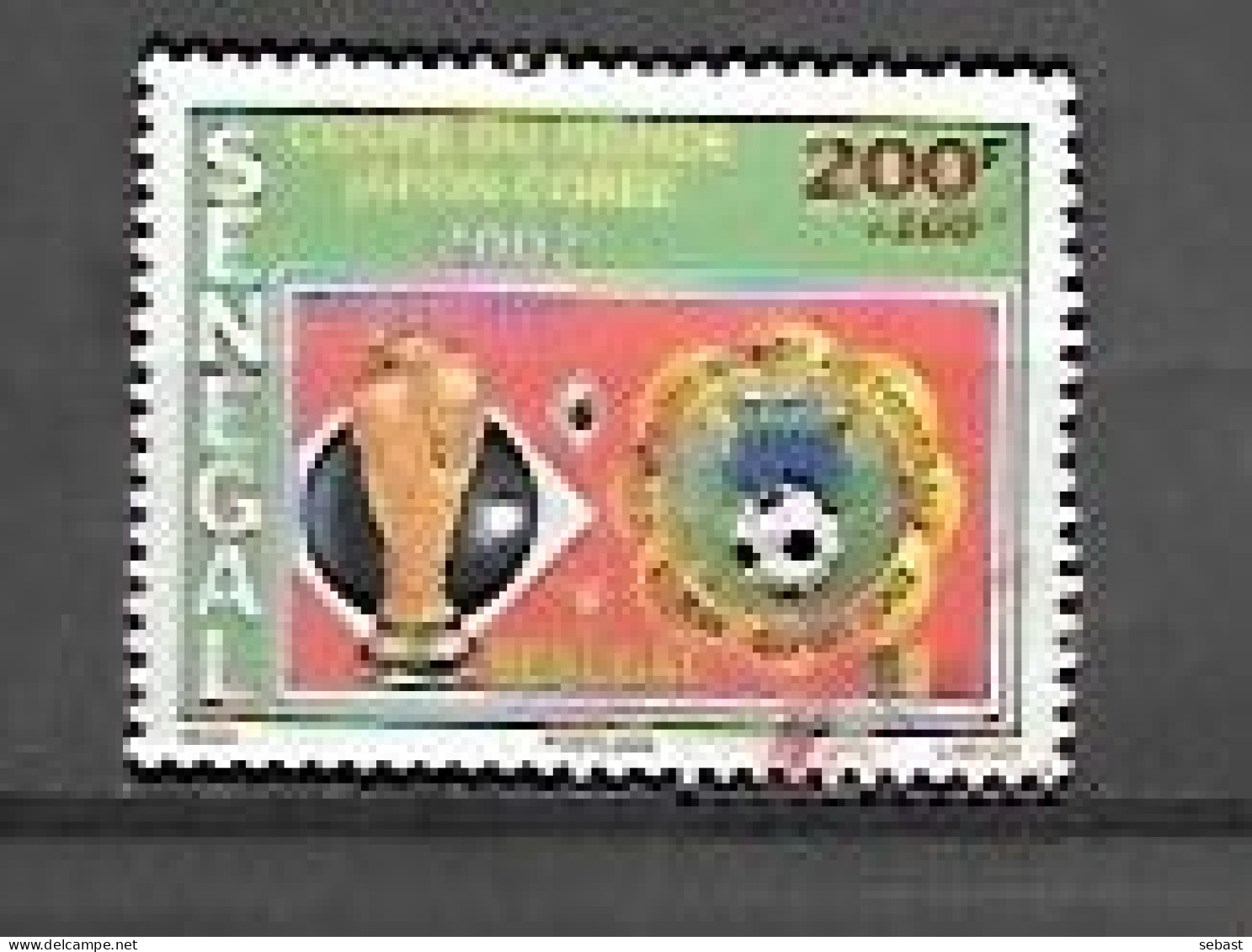 TIMBRE OBLITERE DU SENEGAL DE 2002 N° MICHEL 1991 - Sénégal (1960-...)