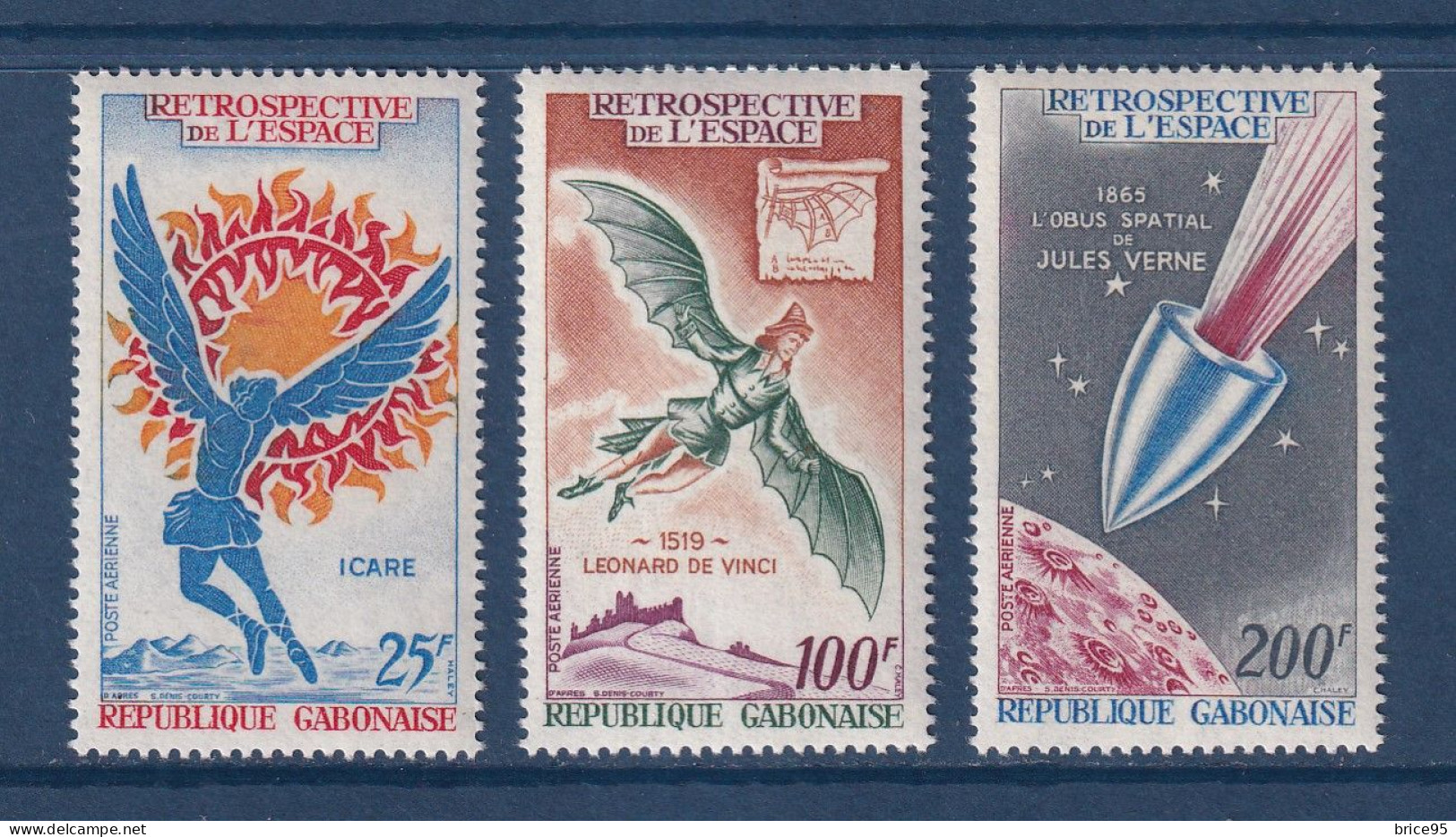 Gabon - YT PA N° 94 à 96 ** - Neuf Sans Charnière - Poste Aérienne - 1970 - Gabon