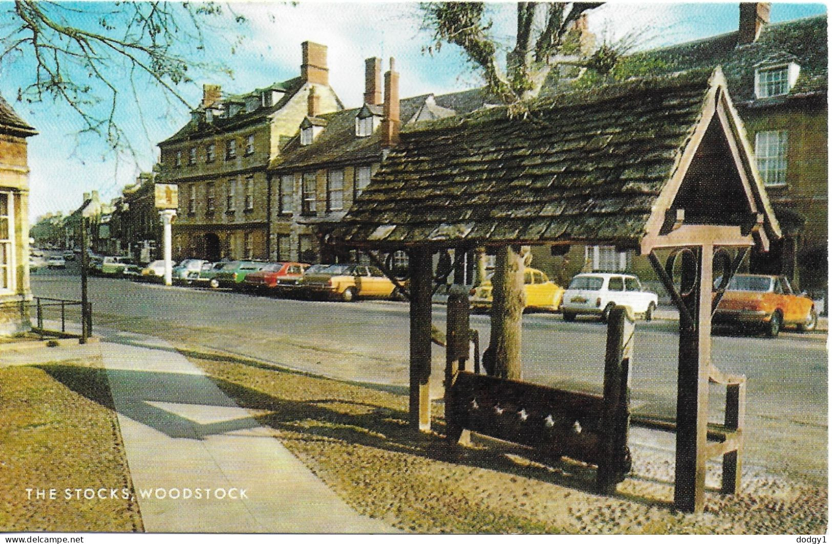 THE STOCKS, WOODSTOCK, OXFORDSHIRE, ENGLAND. UNUSED POSTCARD   Mm7 - Autres & Non Classés