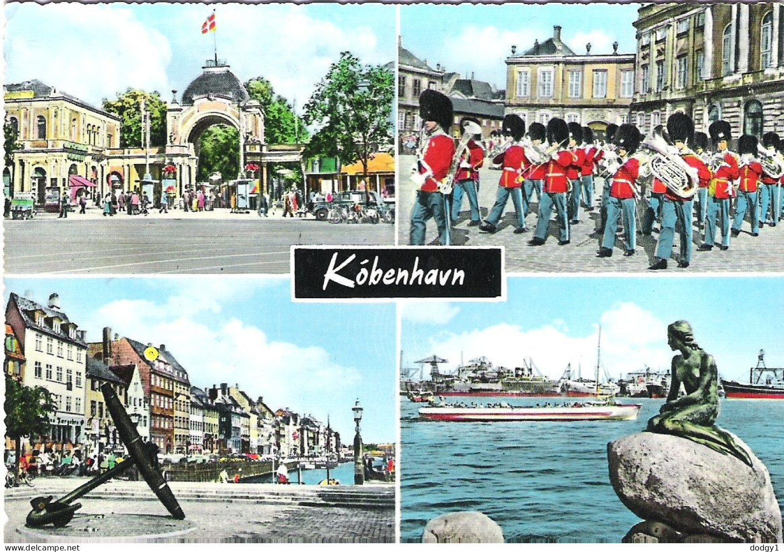 SCENES FROM COPENHAGEN, DENMARK. USED POSTCARD Mm7 - Danemark