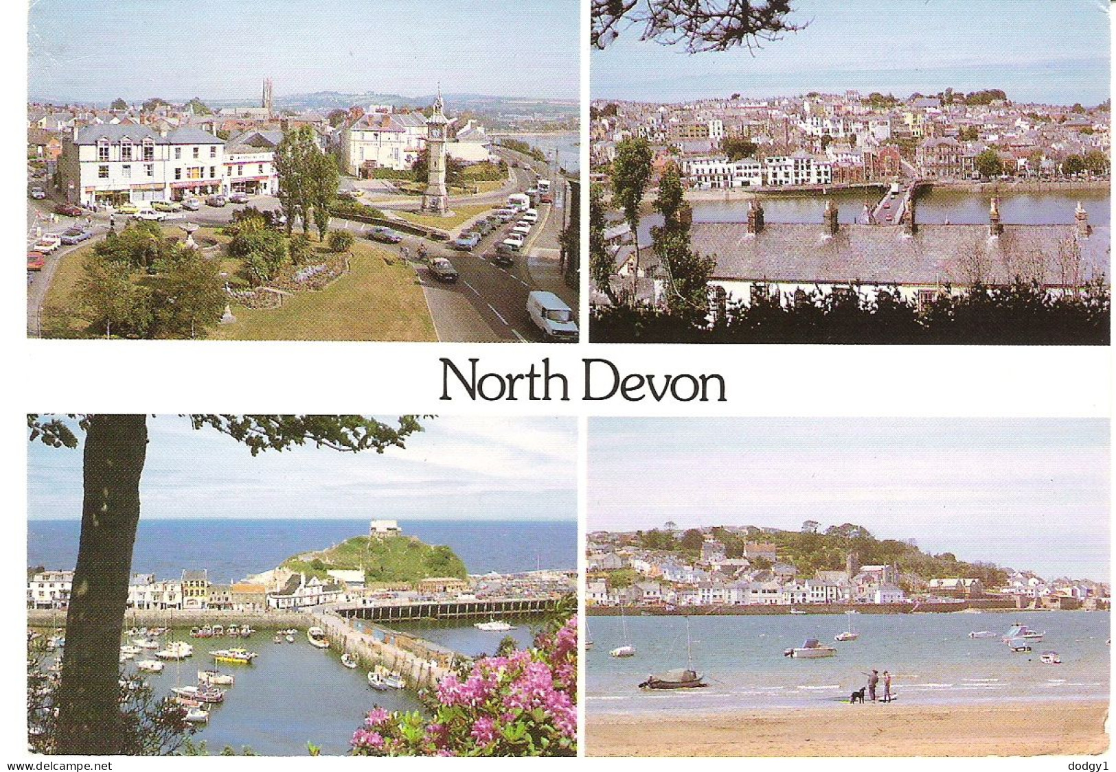 SCENES FROM NORTH DEVON, ENGLAND. USED POSTCARD Mm7 - Altri & Non Classificati