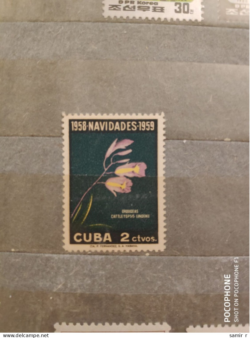 1958	Cuba	Flowers (F89) - Neufs