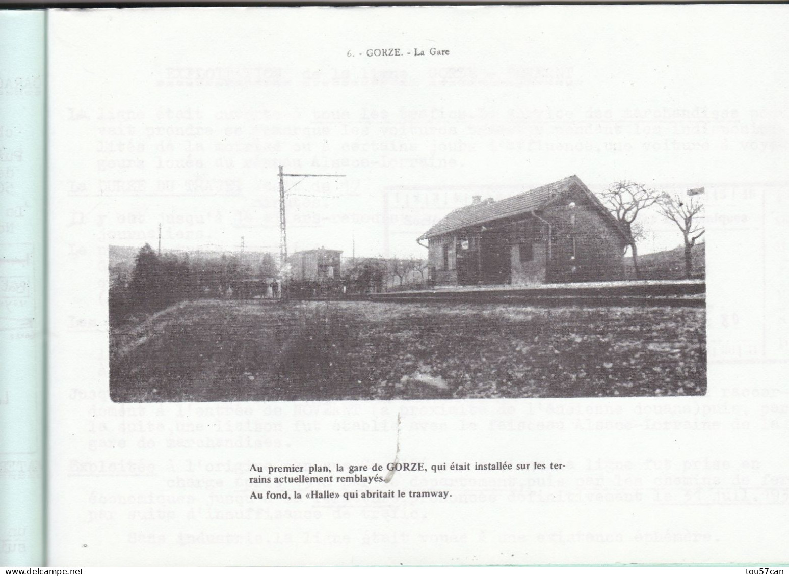 GORZE  -  NOVEANT  -  MOSELLE  -  (57)  -  LE  PETIT  TRAIN  DE  GORZE  -  LIVRET  34  PAGES  -  CPA  GARE  GORZE.