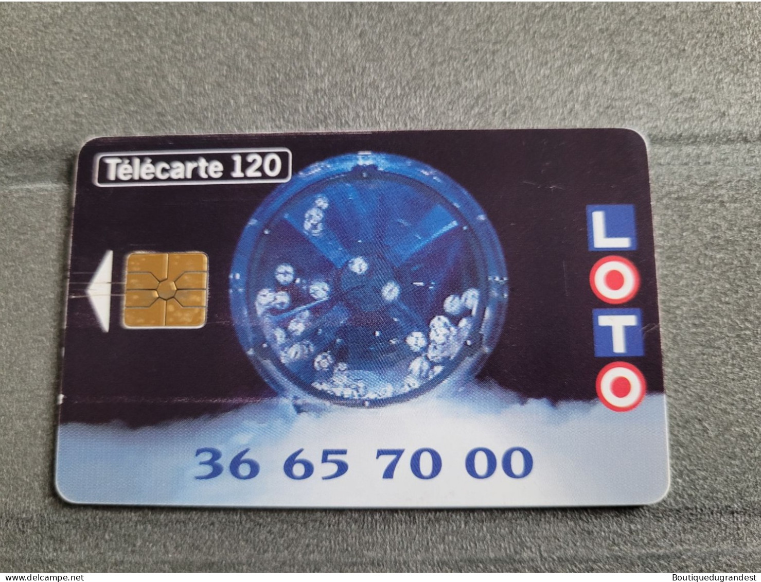 Télécarte 120 Loto - Games