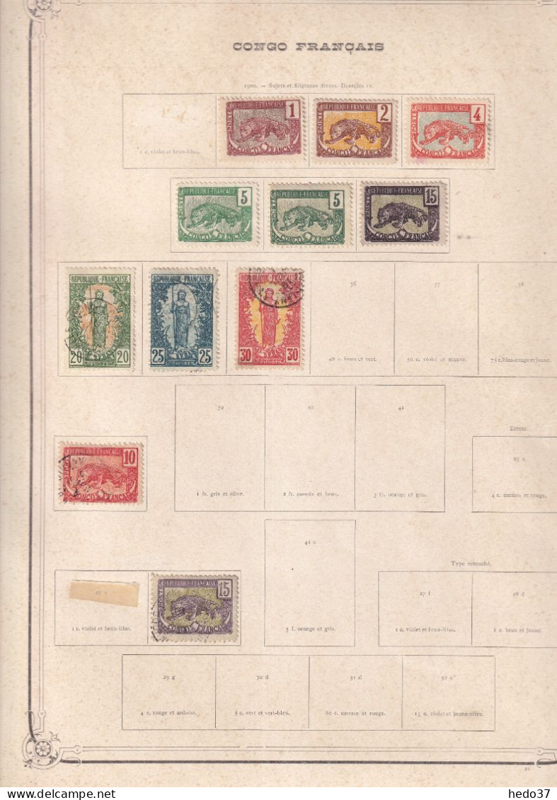 Congo - Collection Vendue Page Par Page - Neufs Sans Gomme / Oblitéré - B/TB - Unused Stamps