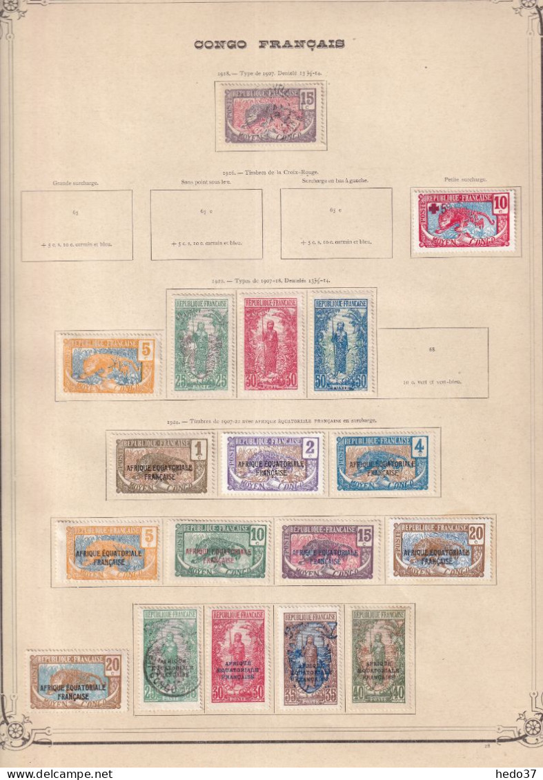 Congo - Collection Vendue Page Par Page - Neufs Sans Gomme / Oblitéré - B/TB - Nuevos