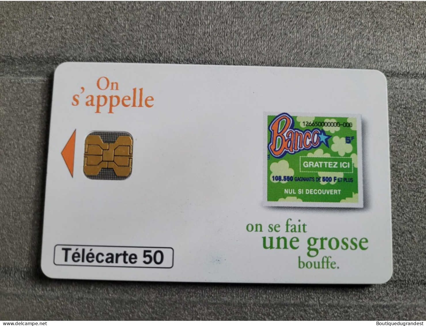 Télécarte 50 Banco Vert - Jeux