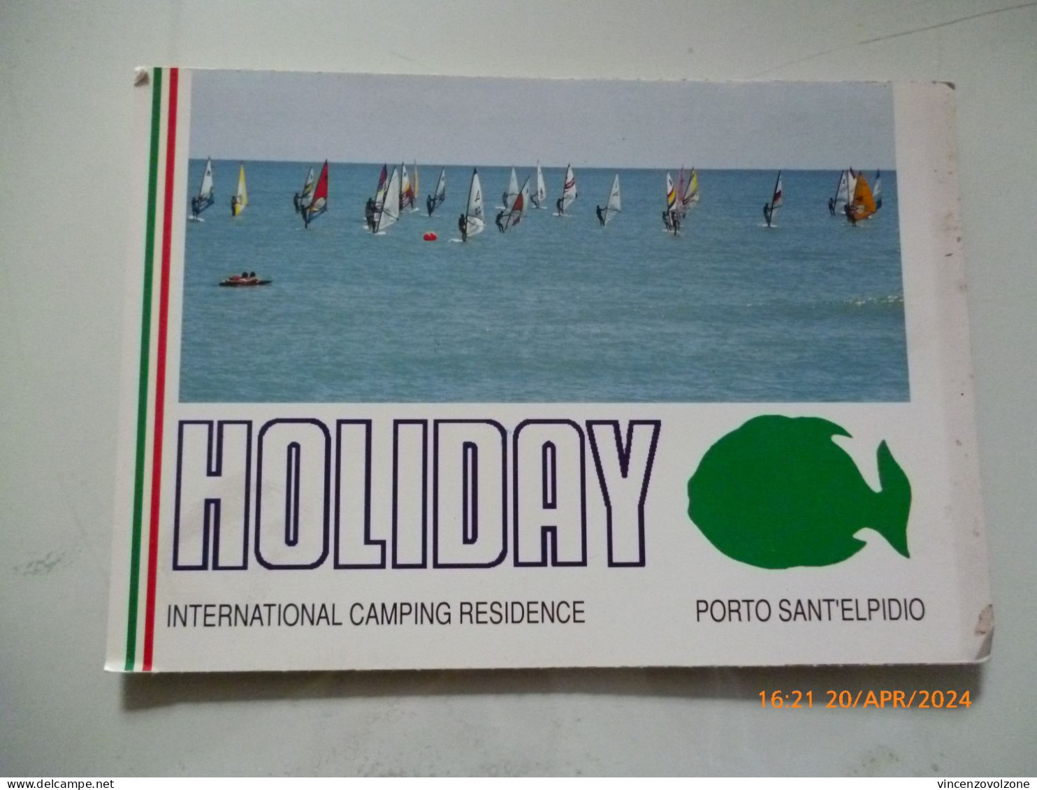 Cartolina "HOLIDAY INTERNATIONAL CAMOING RESIDENCE - PORTO S. ELPIDIO" - Publicidad