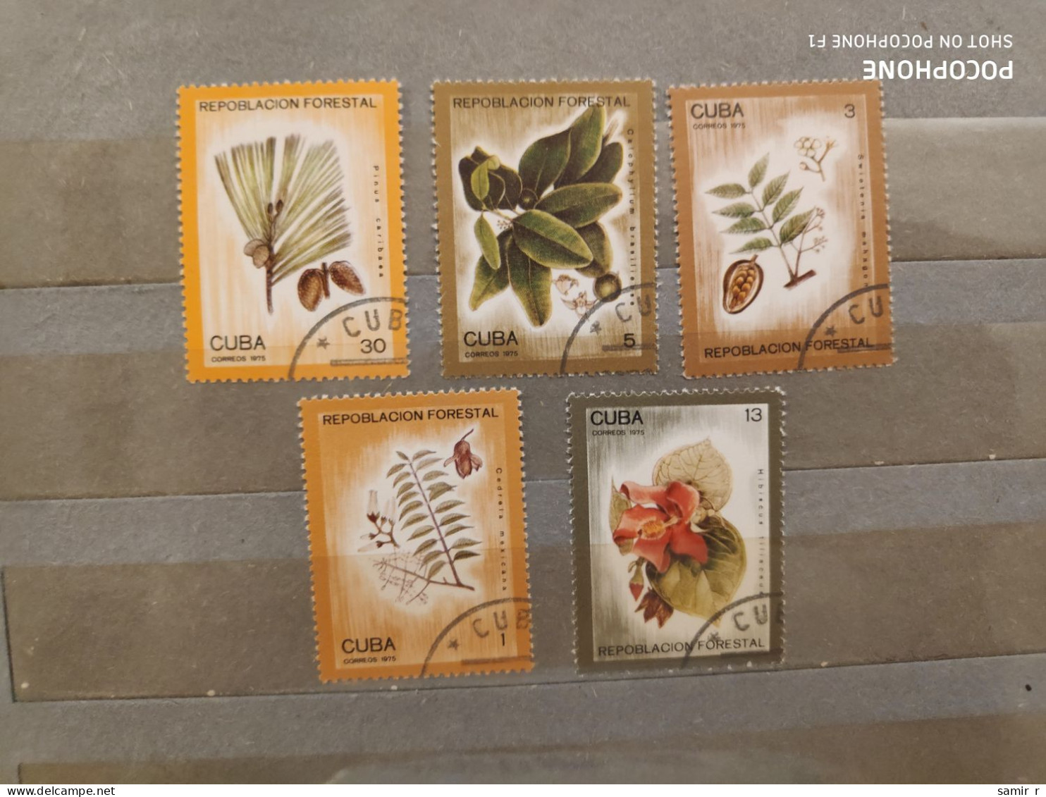 1975	Cuba	Flowers (F89) - Gebraucht