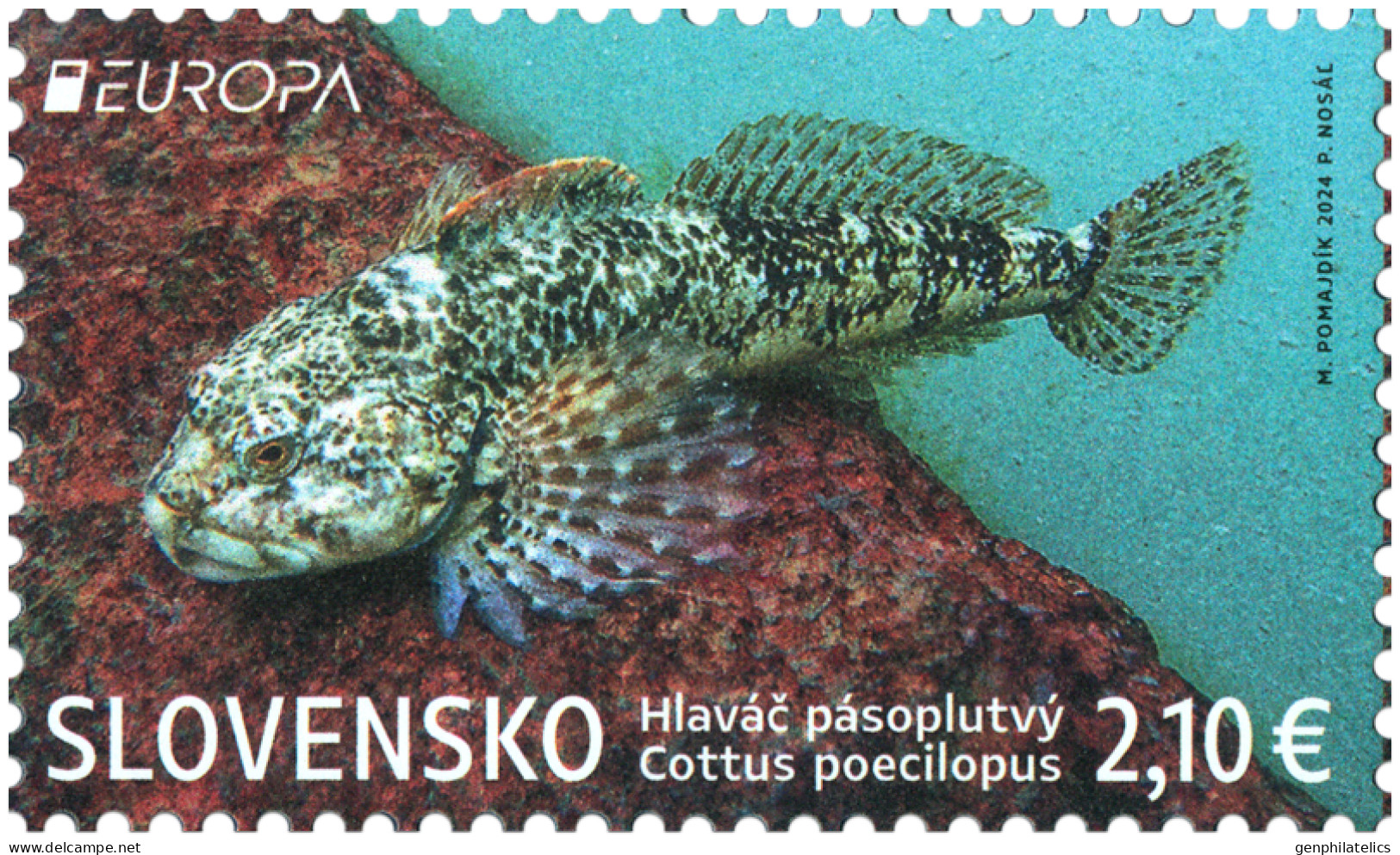 SLOVAKIA 2024 Europa CEPT. Underwater Fauna & Flora (Preorder) - Fine Stamp MNH - Ungebraucht