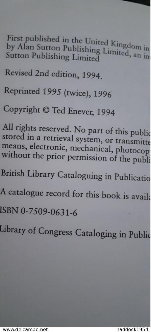 Britain's Best Kept Secret Ultra's Base At BLETCHLEY PARK TED ENEVER Sutton Publishing 1996 - Guerra 1939-45