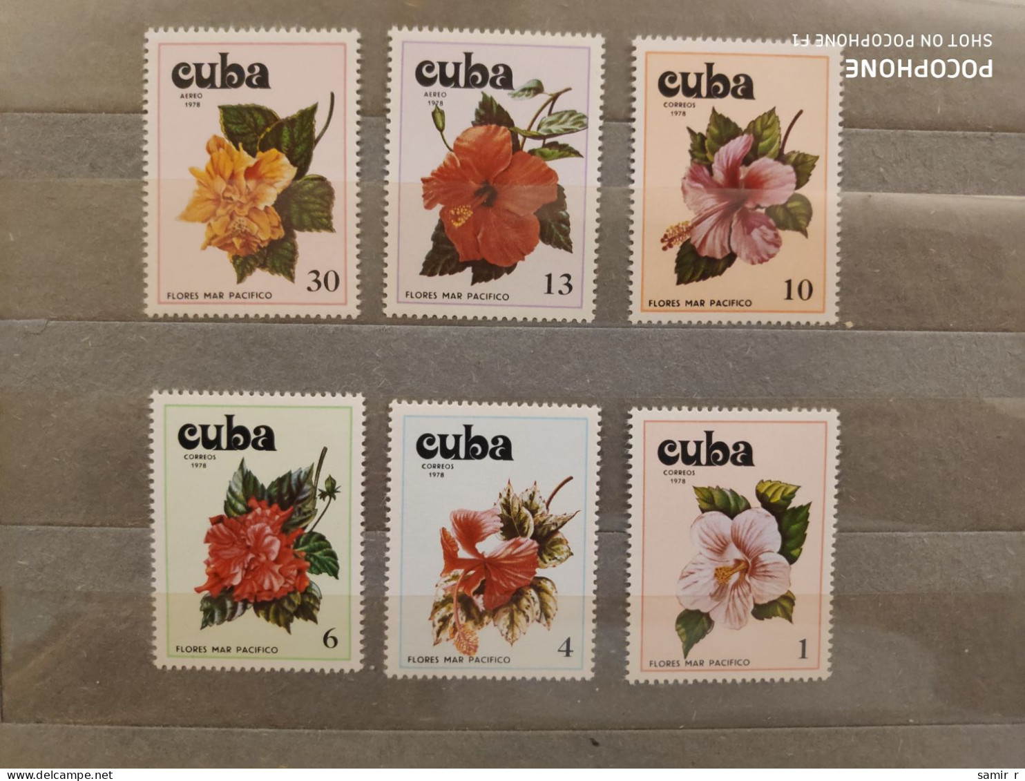 1978	Cuba	Flowers (F89) - Ongebruikt