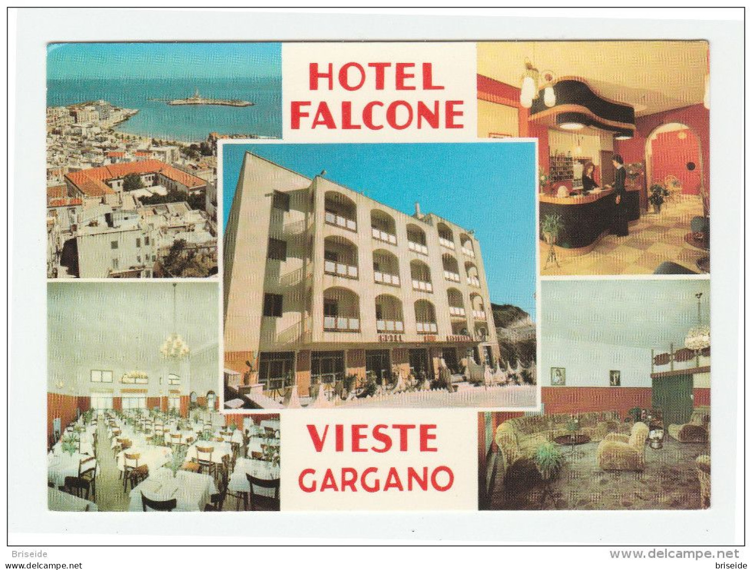 N. 3 CARTOLINE VIESTE FOGGIA GARGANO HOTEL FALCONE PANORAMA NOTTURNO TESTA DEL GARGANO - Autres & Non Classés