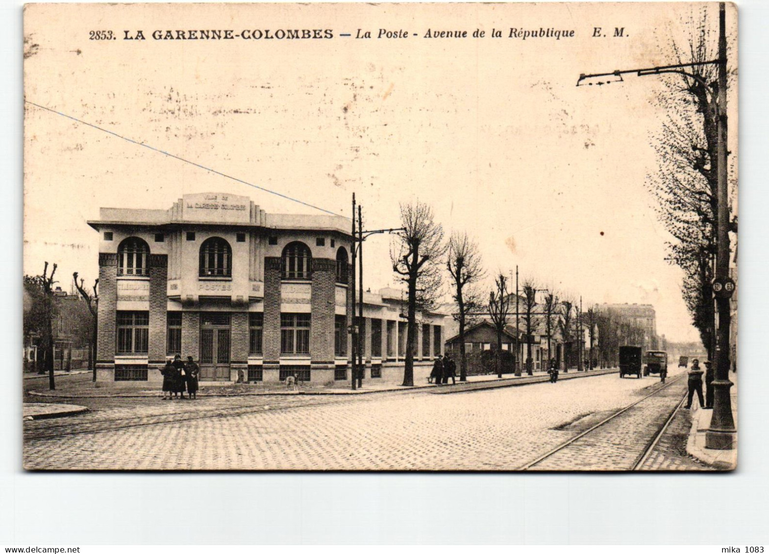 92 - La Garenne Colombes - La Poste - Avenue De La République - La Garenne Colombes