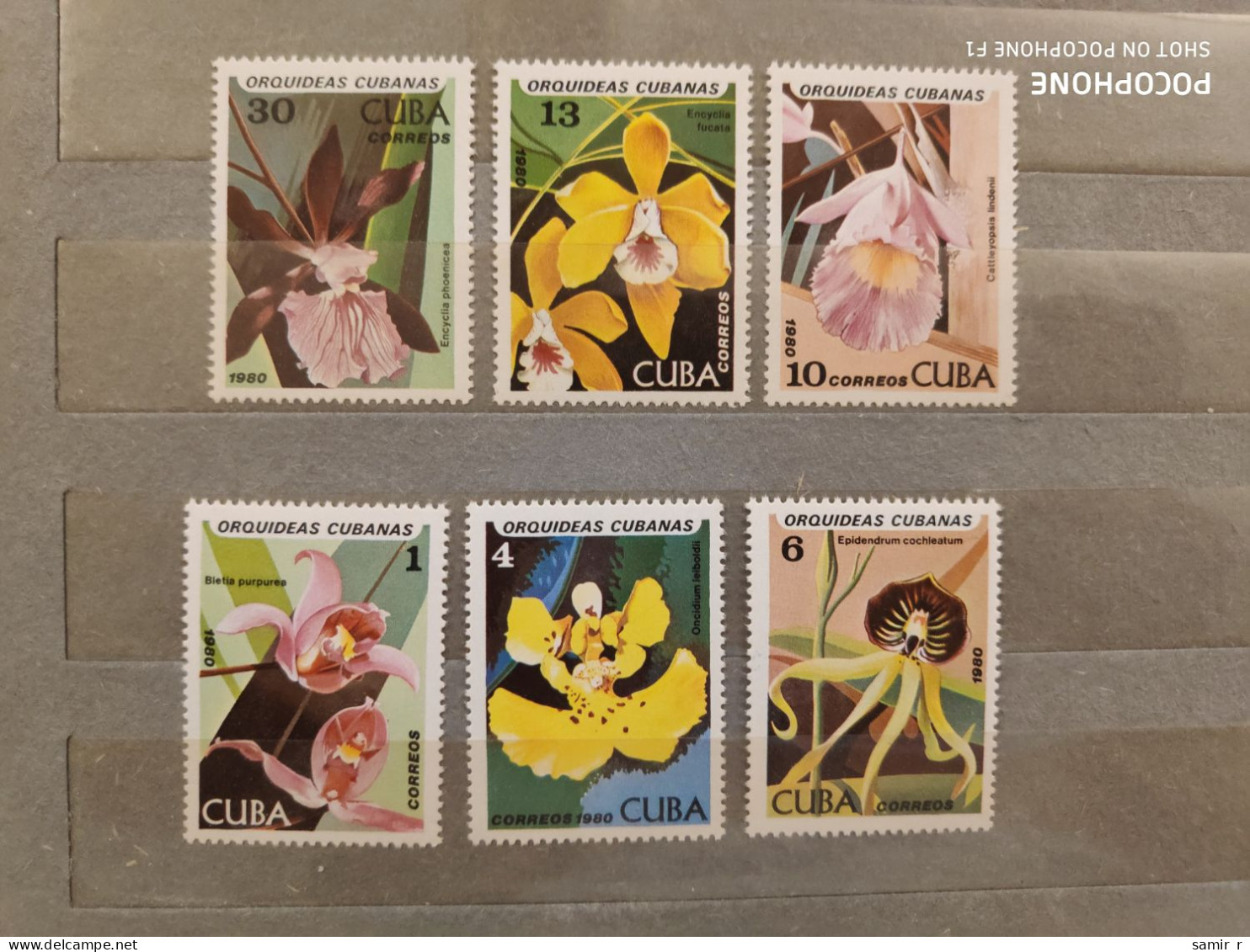 1980	Cuba	Flowers (F89) - Ongebruikt