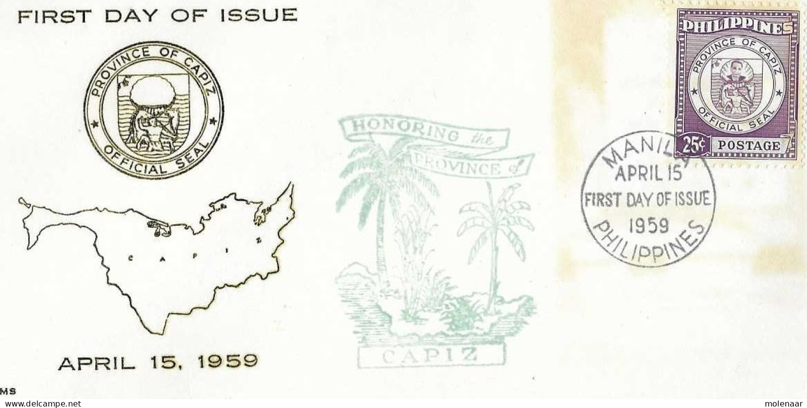 Postzegels > Azië > Filippijnen FDC No. 639 (16964) - Filipinas