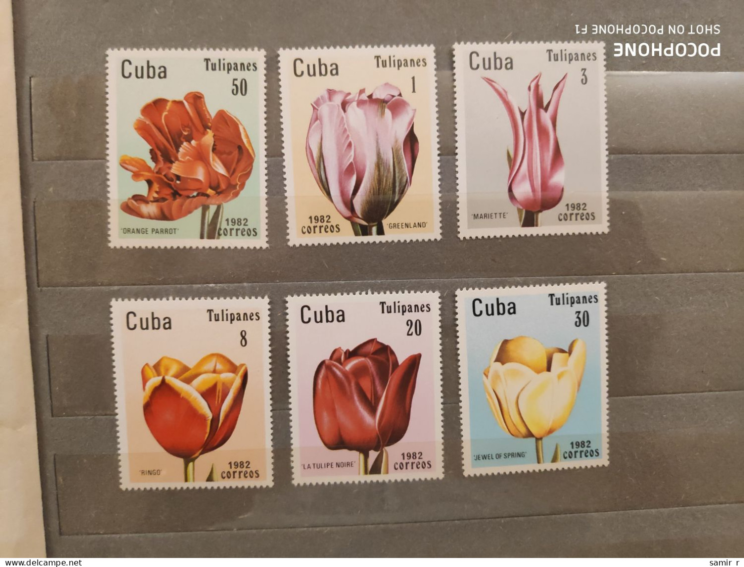 1982	Cuba	Flowers (F89) - Nuevos