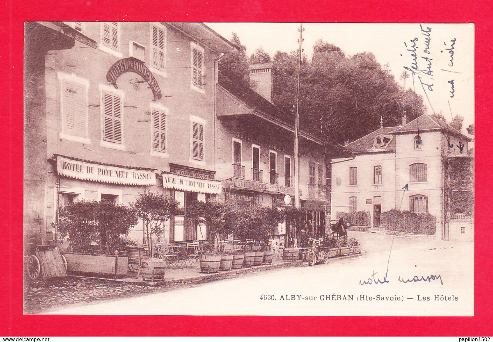 F-74-Alby Sur Chéran-01Ph120  Les Hôtels, Cpa BE - Alby-sur-Cheran