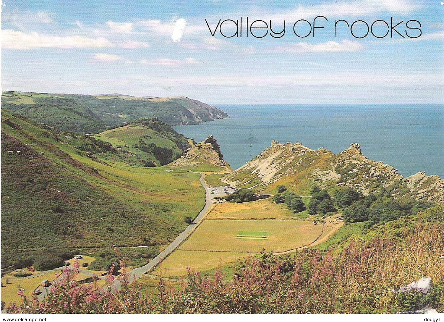 VALLEY OF ROCKS, LYNTON, NORTH DEVON, ENGLAND. USED POSTCARD Mm8 - Lynmouth & Lynton