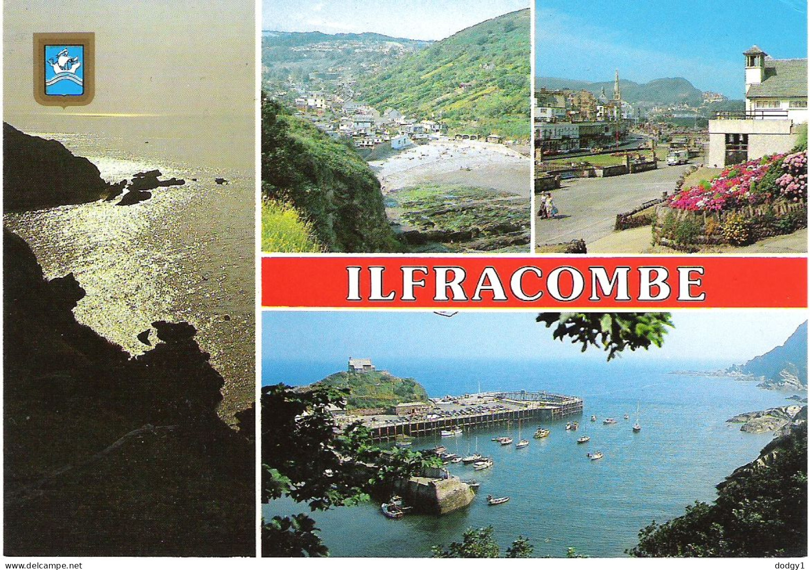 SCENES FROM ILFRACOMBE, NORTH DEVON, ENGLAND. USED POSTCARD Mm8 - Ilfracombe