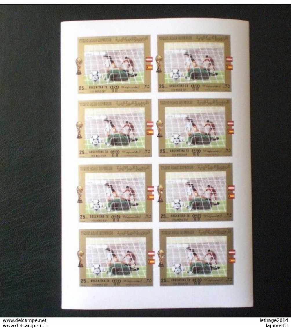 Yemen يمني Argentina 78" Football World 8 Series Complet Imperf MNH RRRRR !! - Yémen