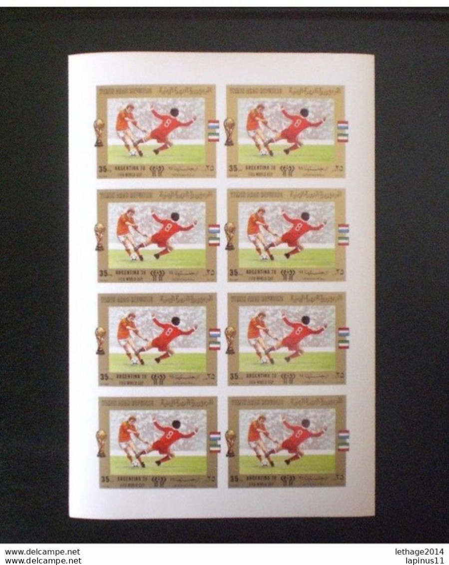 Yemen يمني Argentina 78" Football World 8 Series Complet Imperf MNH RRRRR !! - Yémen