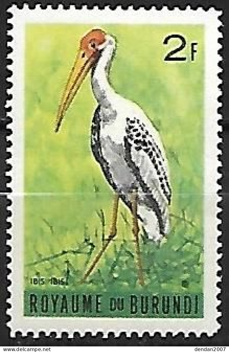 Burundi - MNH ** 1965 :  Yellow-billed Stork  -  Mycteria Ibis - Storks & Long-legged Wading Birds