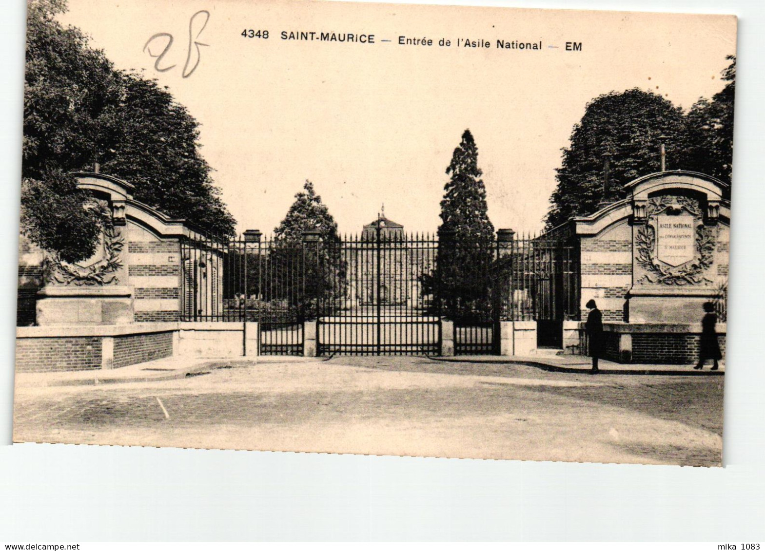94 - Saint Maurice - Entrée De L'Asile National - Saint Maurice