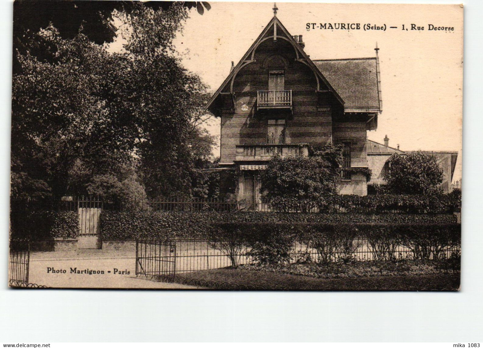 94 - Saint Maurice - 1 Rue Decorse - Saint Maurice