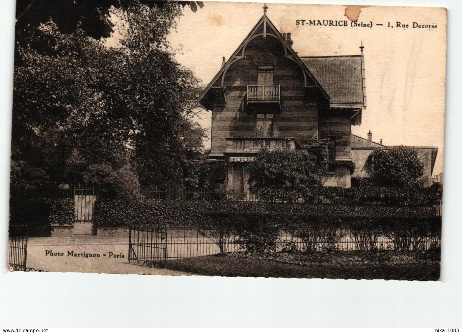 94 - Saint Maurice - 1 Rue Decorse - Saint Maurice