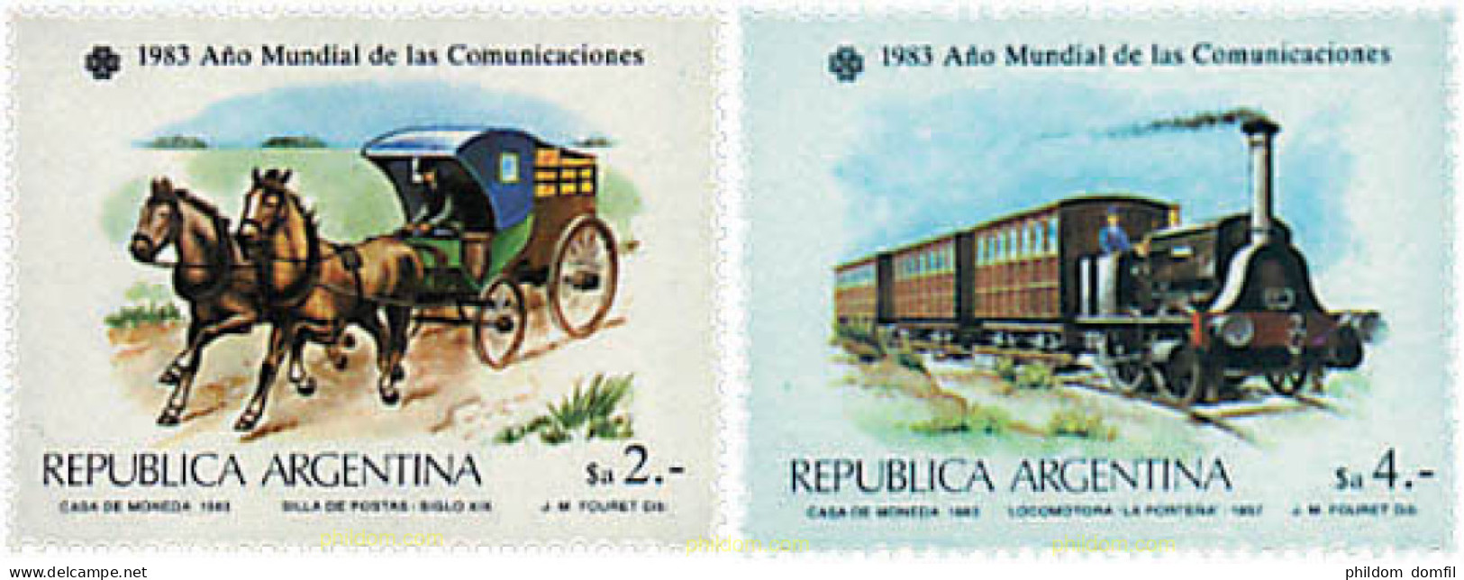 729793 MNH ARGENTINA 1983 AÑO INTERNACIONAL DE LAS COMUNICACIONES - Nuevos