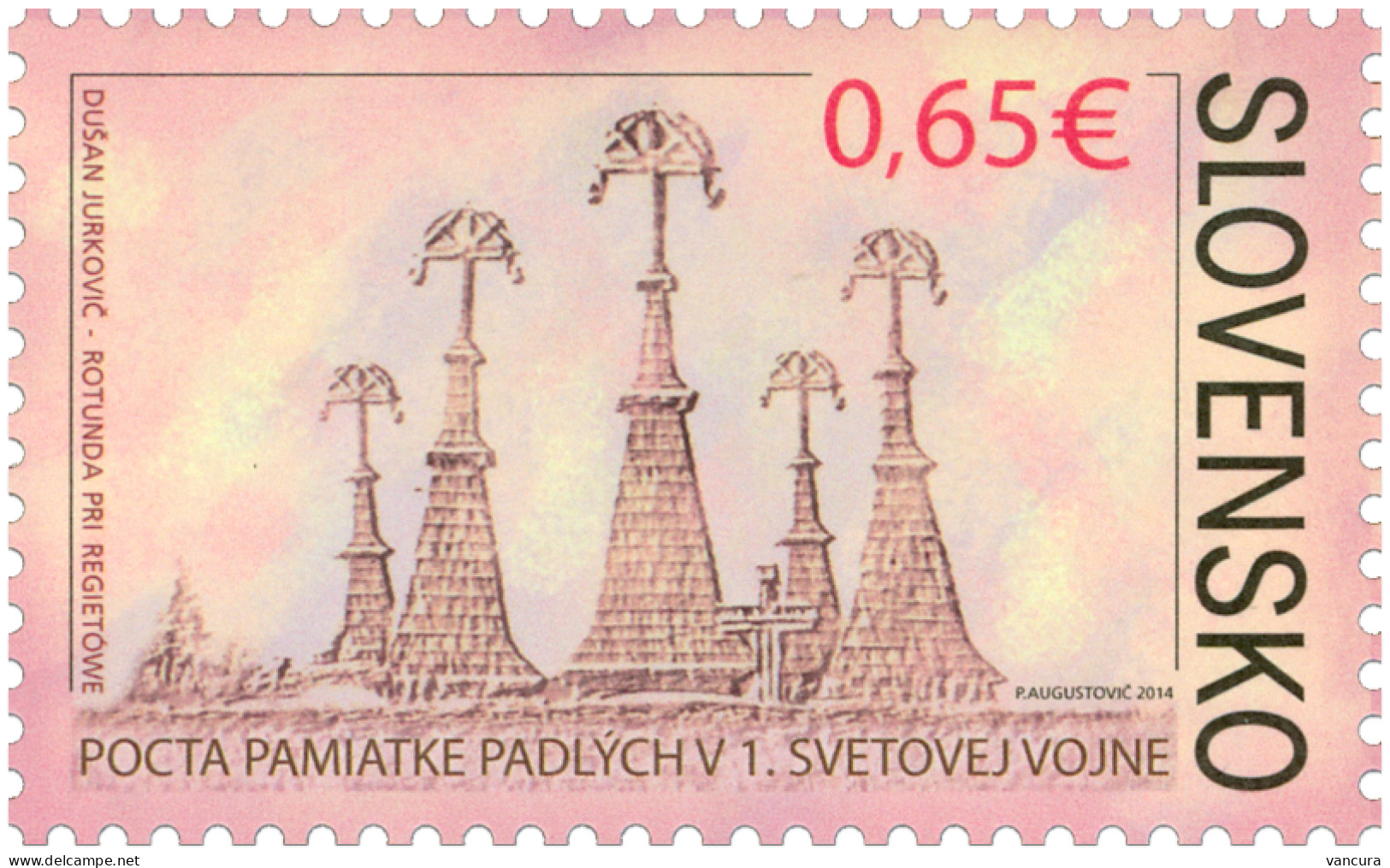 ** 565 Slovakia WWI 2014 - Unused Stamps