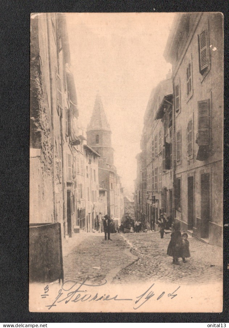 MARSEILLE LA MONTEE DES ACCOULES / LOTERIE CAISSE DES LOYERS DE SAINT THEODORE     F167 - Vieux Port, Saint Victor, Le Panier