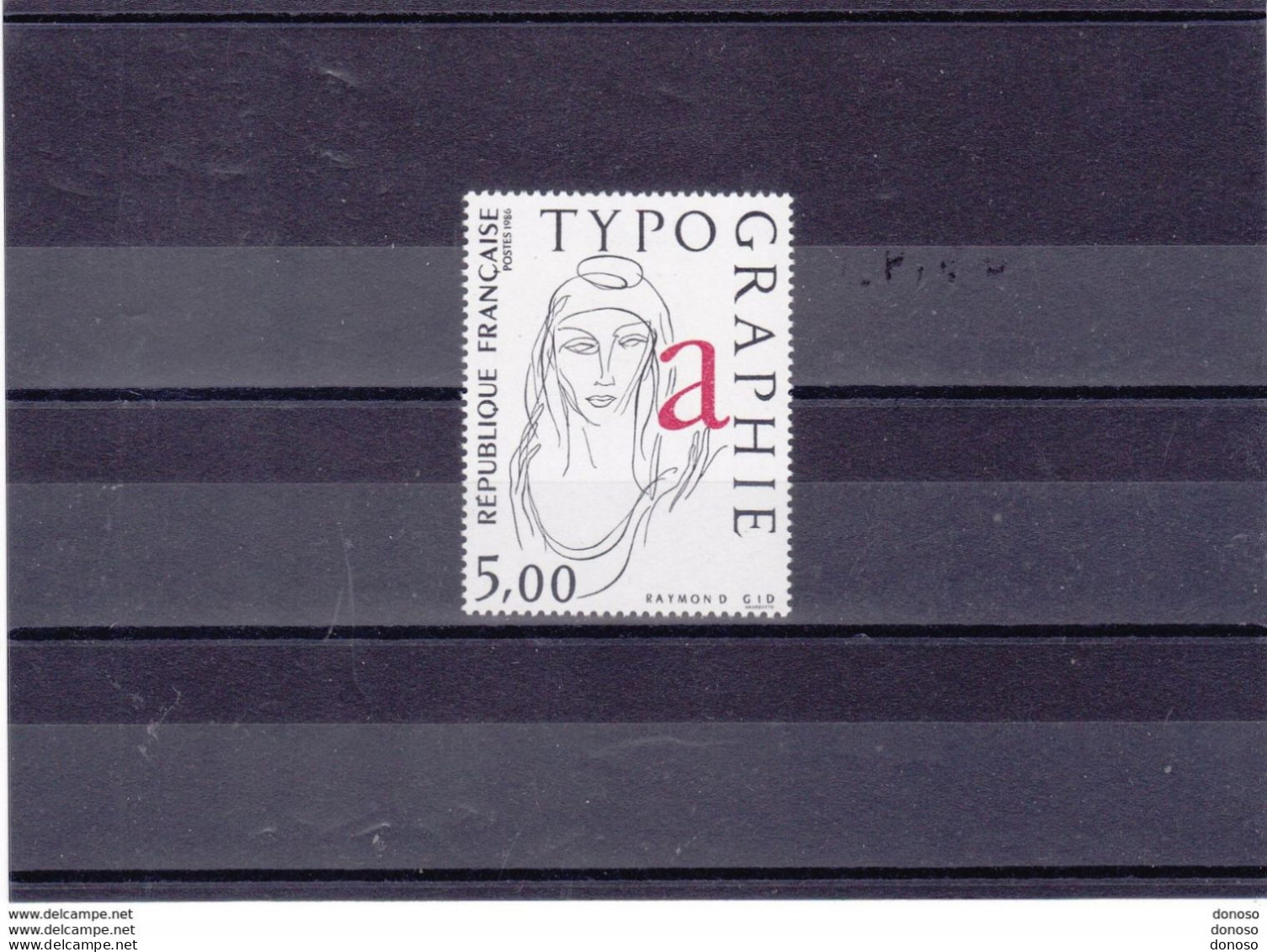 FRANCE 1986 TYPOGRAPHIE Yvert 2407 NEUFS** MNH - Unused Stamps