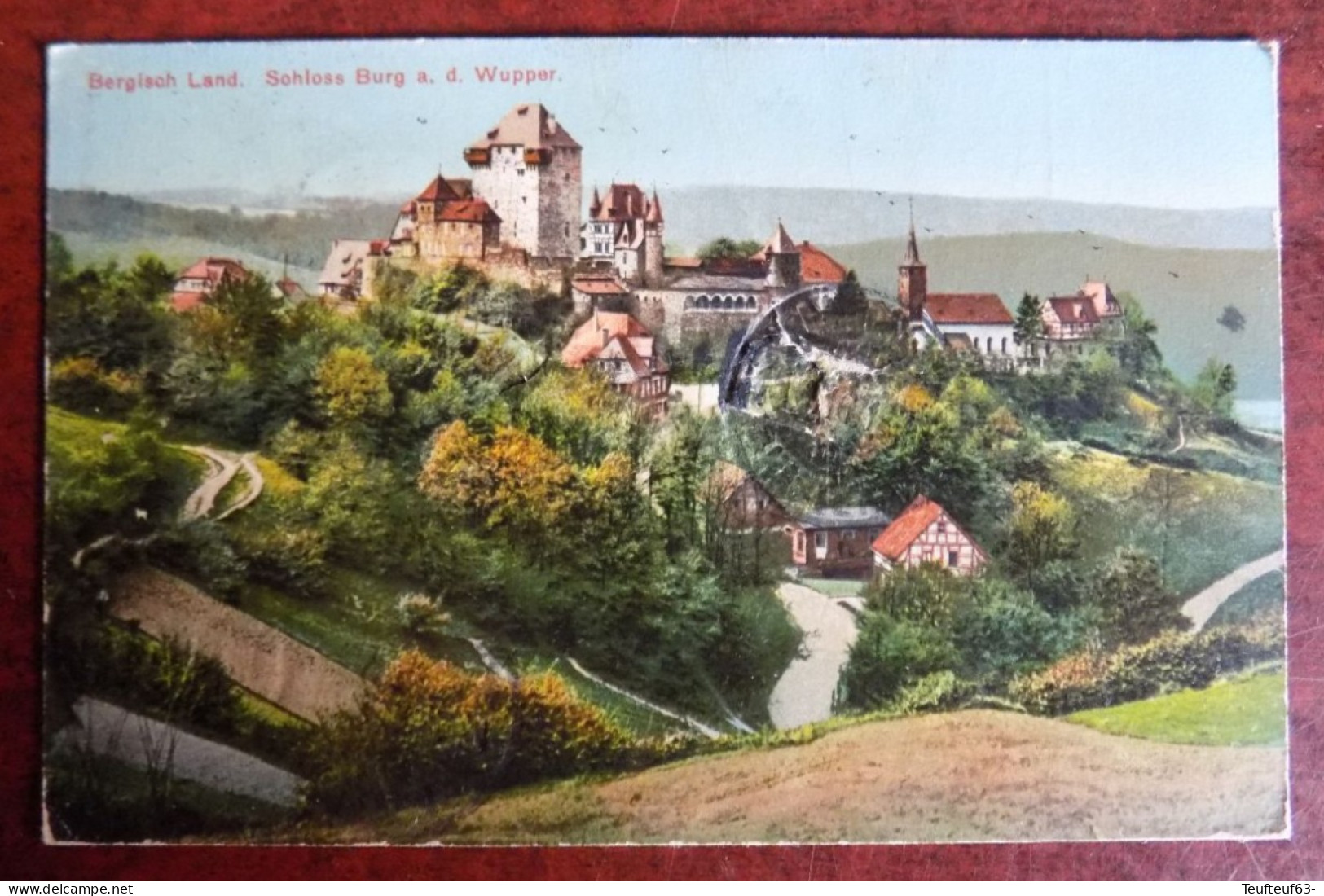 AK Bergisch Land - Schloss Burg A. D. Wupper - Poste Militaire - Wuppertal