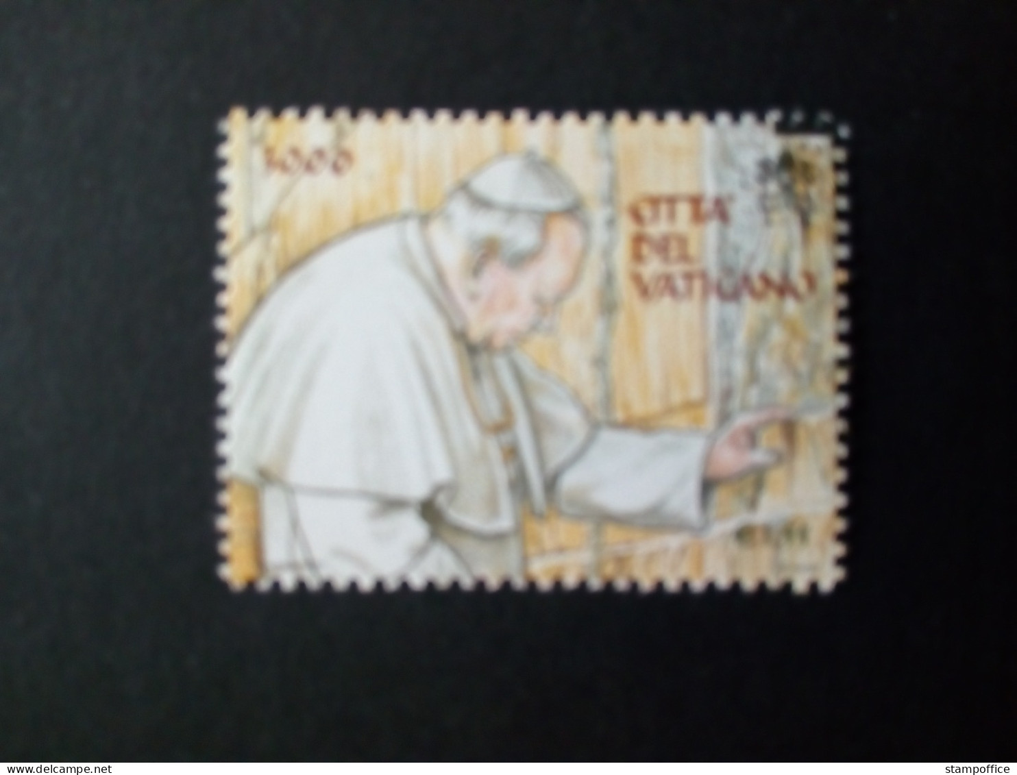 VATIKAN MI-NR. 1380 POSTFRISCH(MINT) WELTREISEN 2000 VON PAPST JOHANNES PAUL II - Unused Stamps