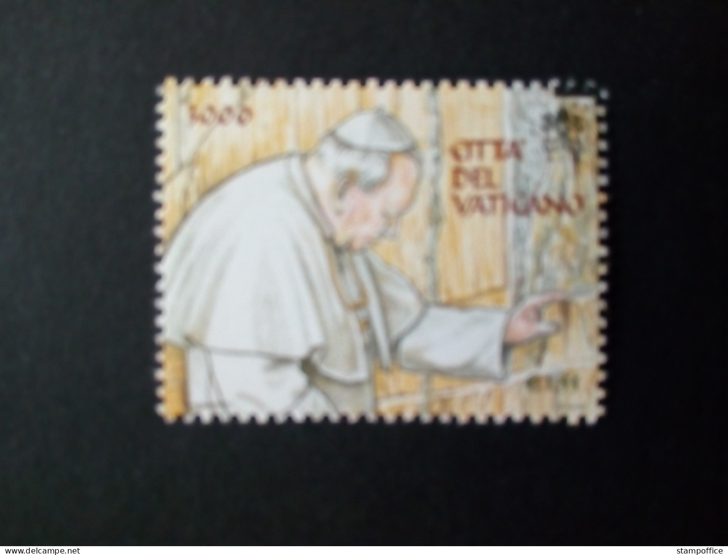 VATIKAN MI-NR. 1380 POSTFRISCH(MINT) WELTREISEN 2000 VON PAPST JOHANNES PAUL II - Ungebraucht