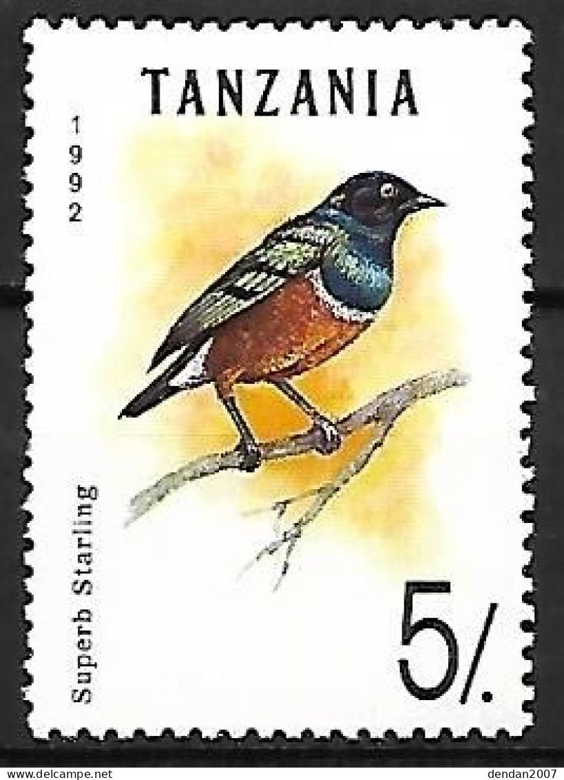 Tanzania - MNH ** 1992 : Superb Starling  -  Lamprotornis Superbus - Zangvogels