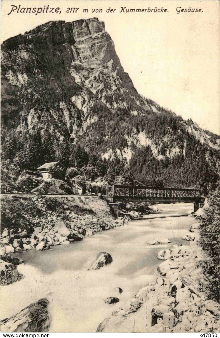 Gesäuse/Steiermark - Gesäuse, Planspitze Von Der Kummerbrücke Aus - Gesäuse