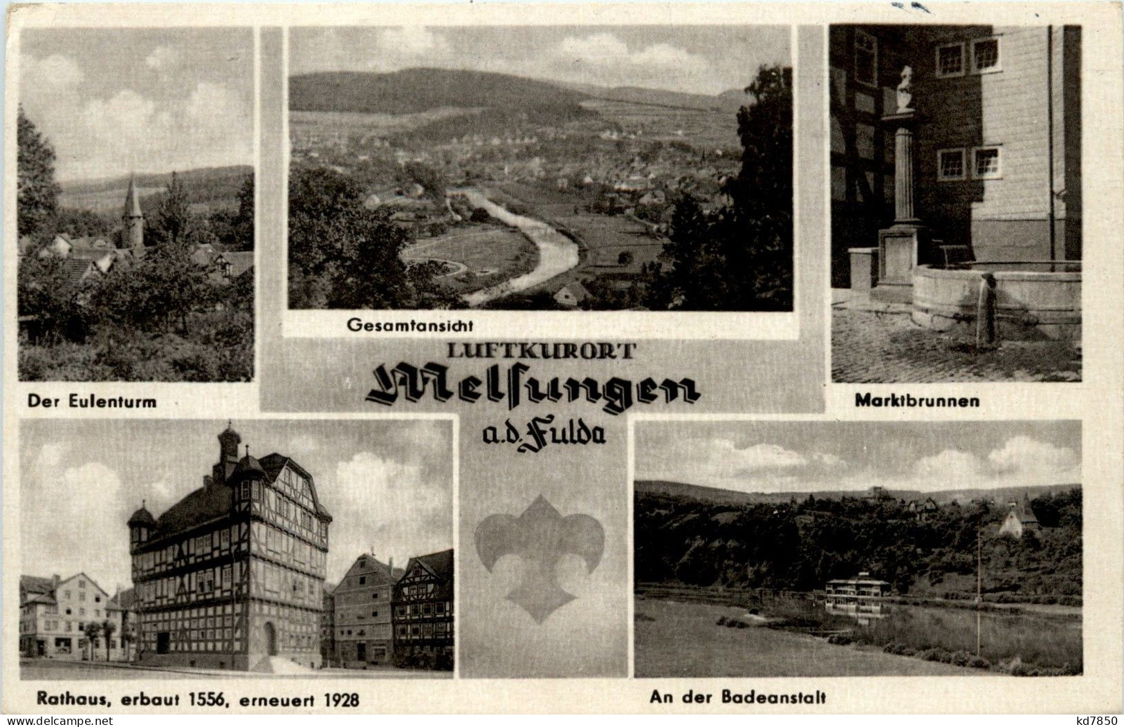 Gruss Aus Melsungen An Der Fulda - Melsungen