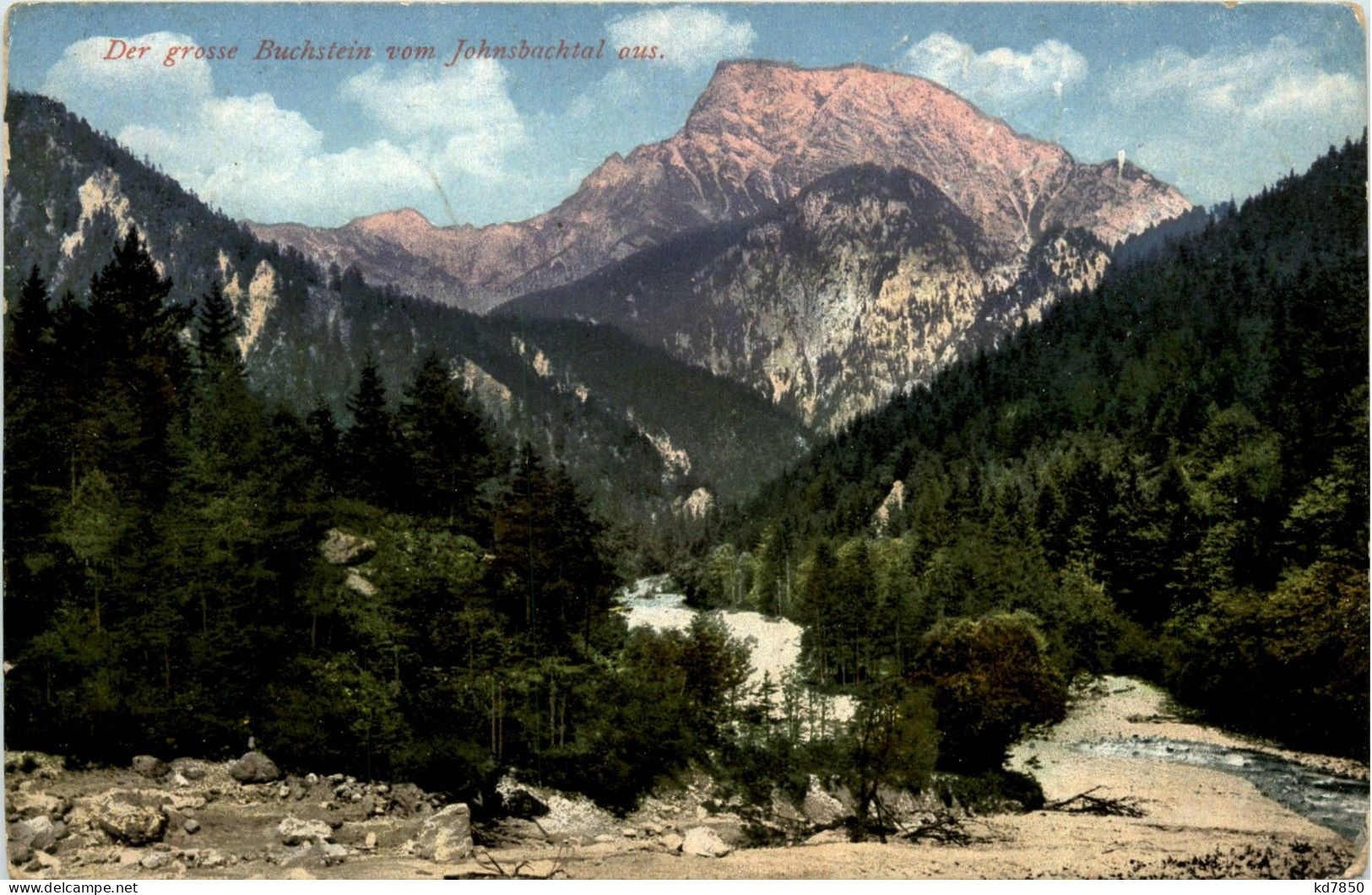 Gesäuse/Steiermark - Gesäuse, Der Grosse Buchstein Vom Johnsbachtal Aus - Gesäuse