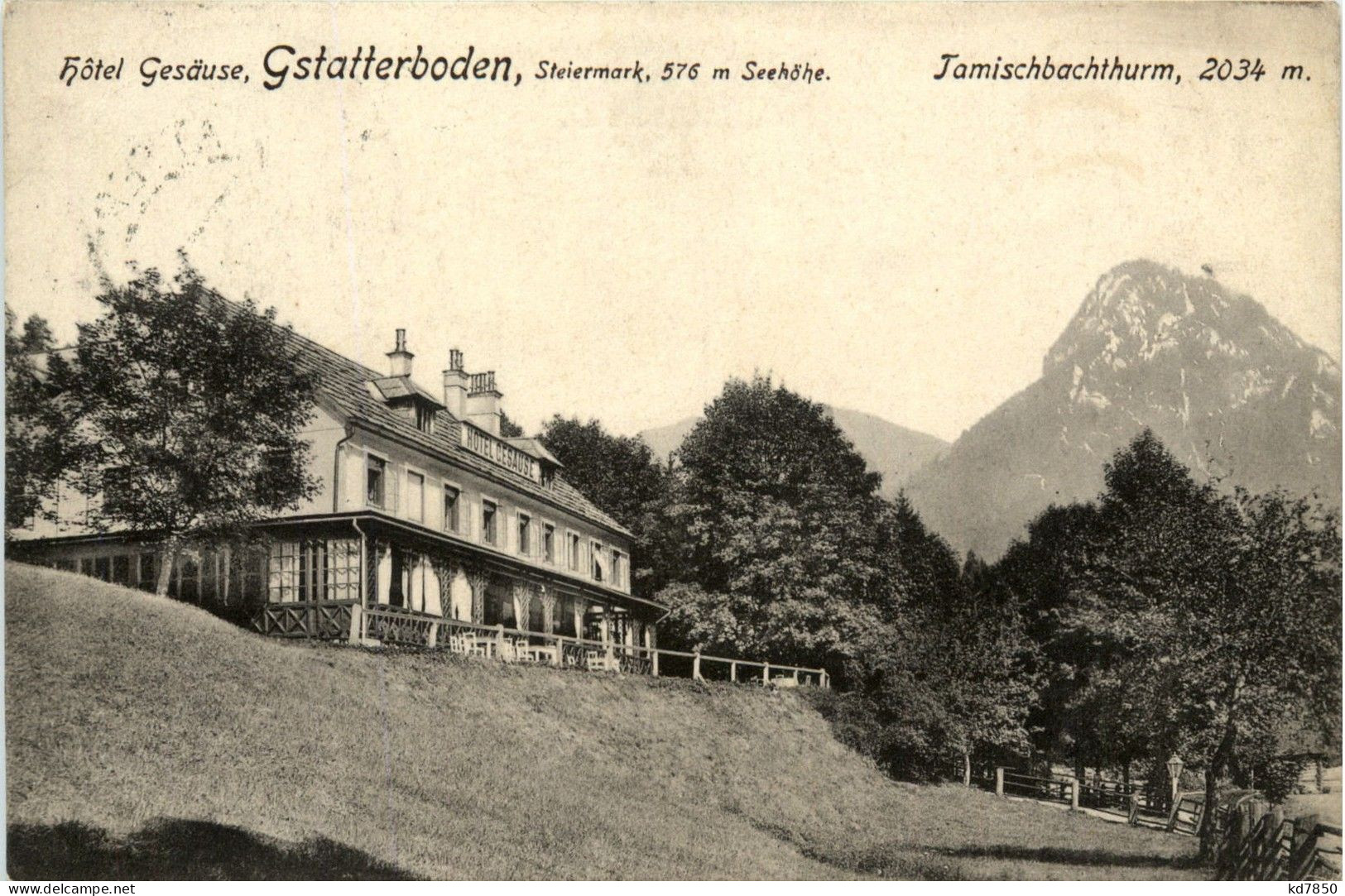 Gesäuse, Hotel Gesäuse, Gstatterboden, Jamischbachturm - Gesäuse