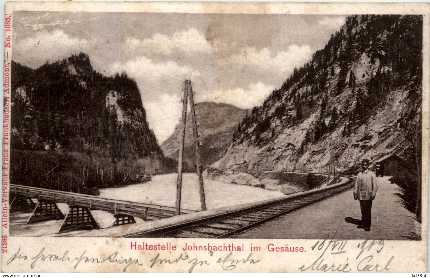 Gesäuse/Steiermark - Gesäuse, Haltestelle Johnsbachthal - Gesäuse