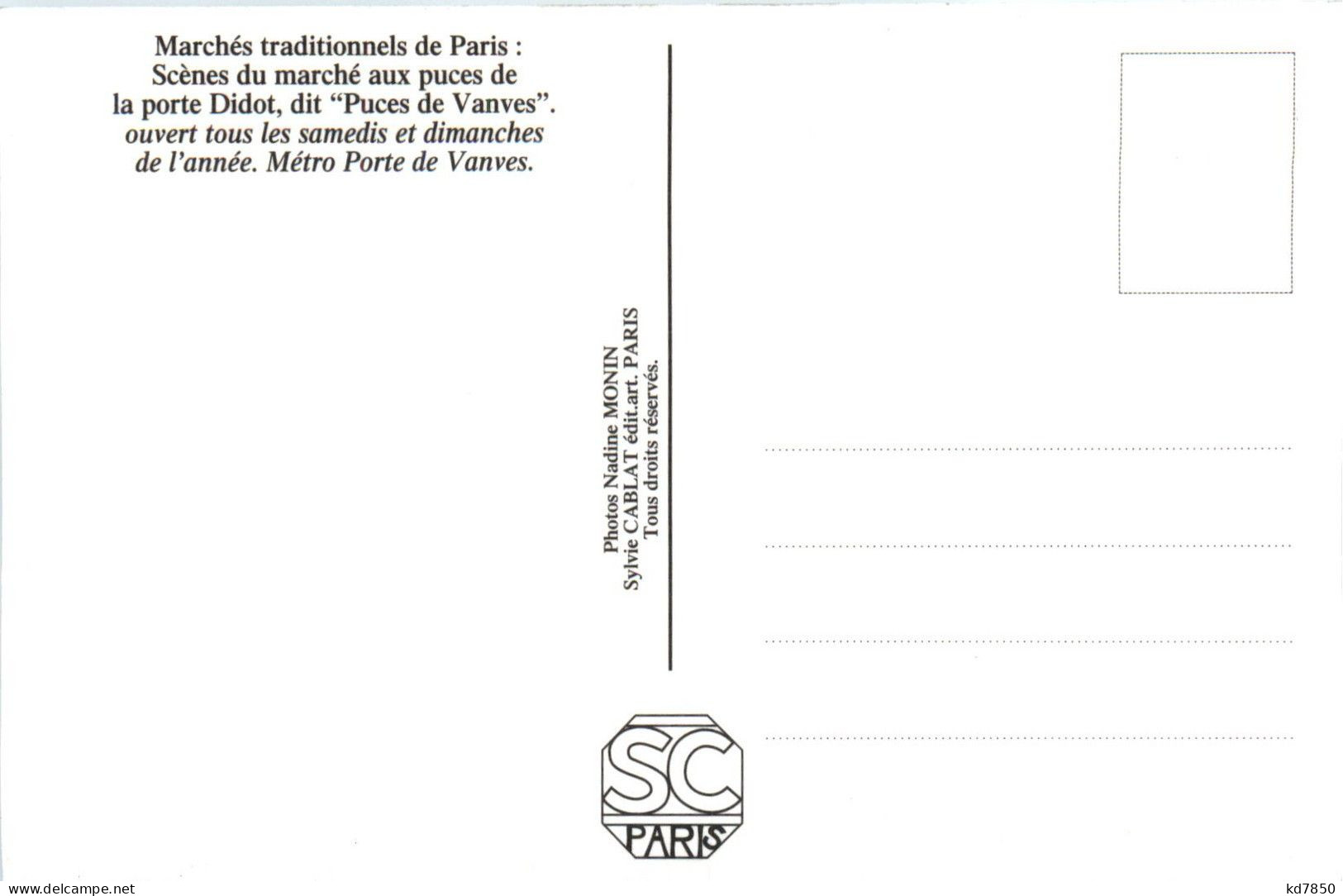 Les Marches De Paris - Ambachten In Parijs