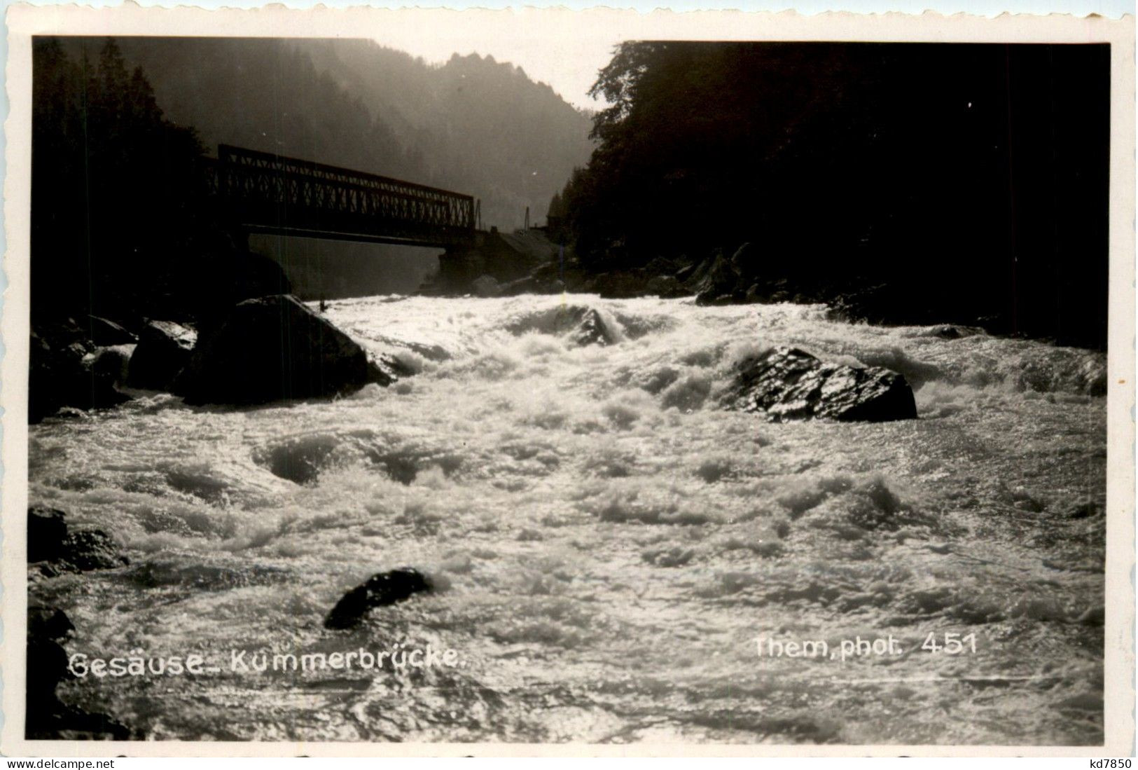 Gesäuse/Steiermark - Gesäuse, Kummerbrücke - Gesäuse