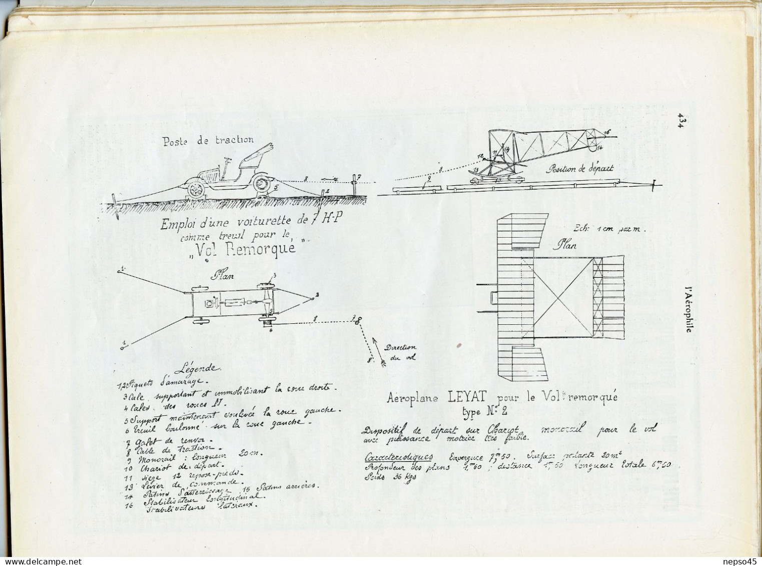 L'aérophile.Revue tecnique & pratique locomotions aériennes.1911.publie le Bulletin Officiel de l'Aéro-Club de France.