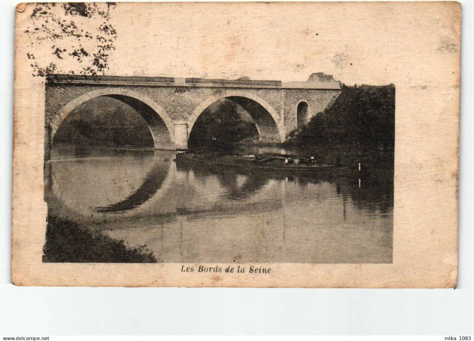 95 - Argenteuil - Les Bords De La Seine Avec Belle Péniche (Cachet D'Argenteuil) - Argenteuil